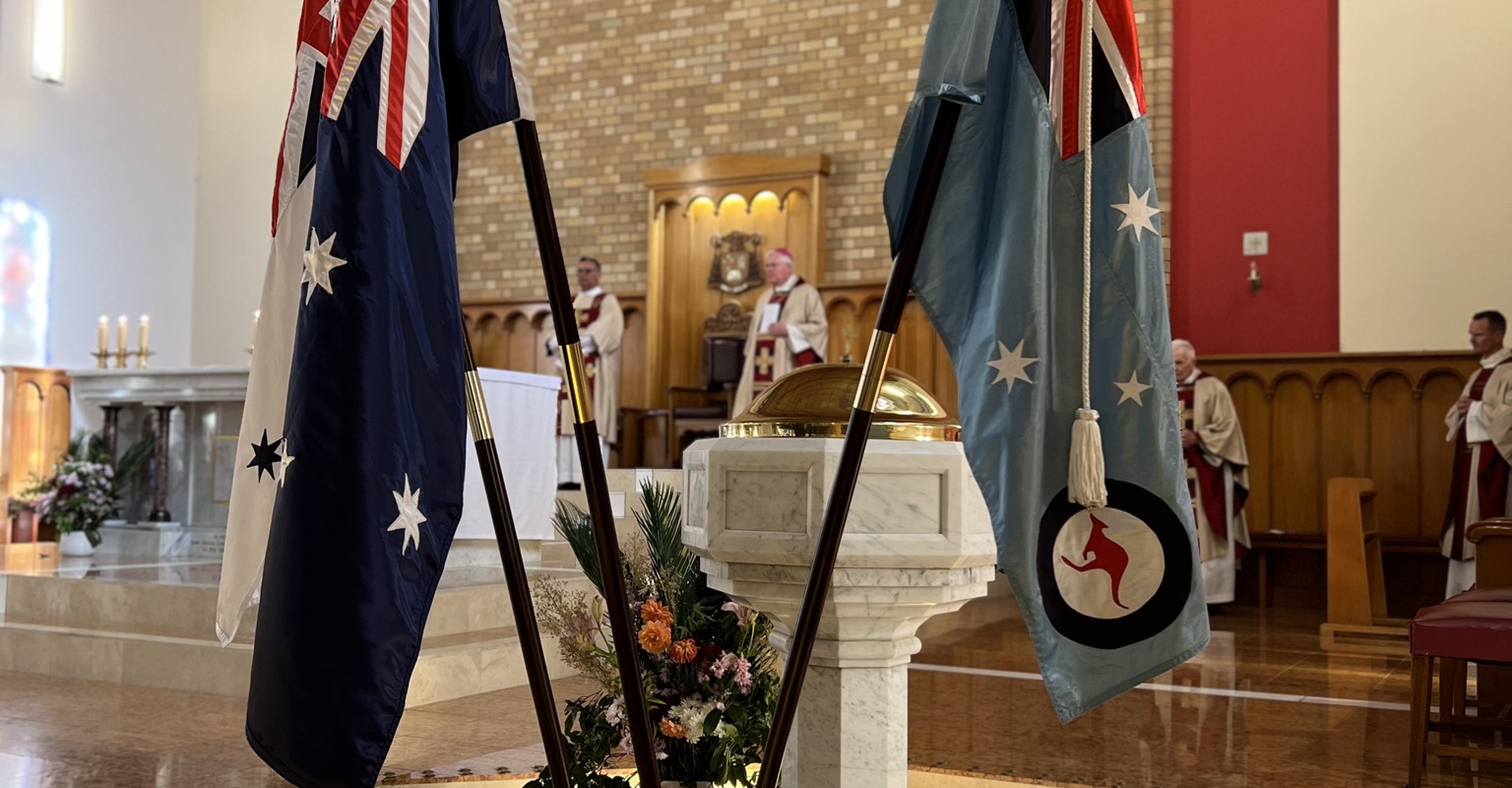 ANZAC Day 2026 ADFA Cadets at St Christophers catheral Canberra