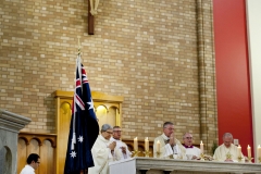 Anzac Day Mass, St Christopher\'s Cathedral, Canberra, 25 April 2017, Loui Seselja