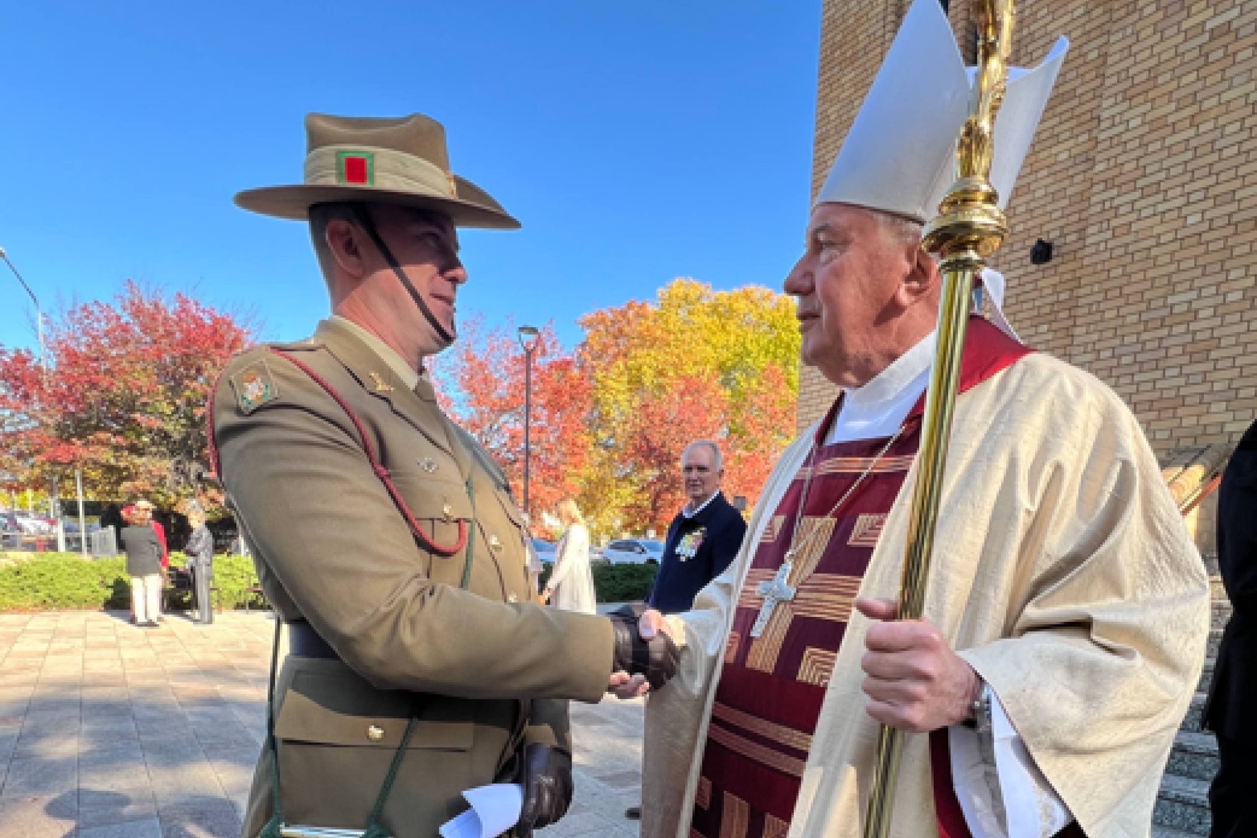 Archbishop Prowse with Bugler 2026